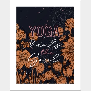 Yoga heals the Soul Posters and Art